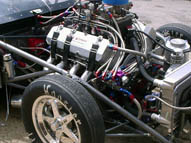 Engine of Dave Green's 1999 Top Sportsman Camaro
